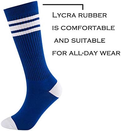 Premium Comfortable Knee High Socks for Boys with Triple Stripes