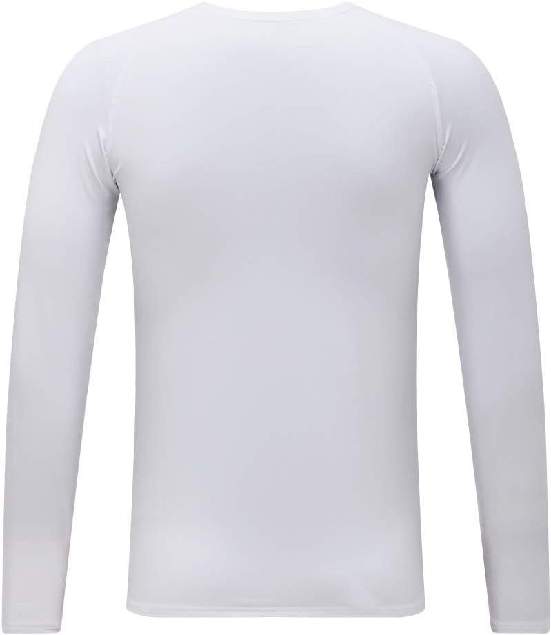 Stay Cozy and Confident Youth Boys Compression Thermal-Shirt Long Sleeve Fleece Baselyer