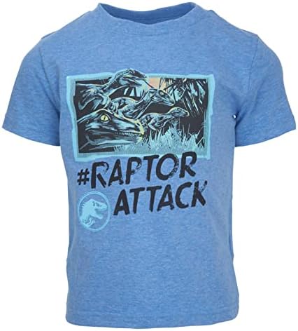 Jurassic Park 3-Piece Toddler to Big Kid Button-Up T-Shirts