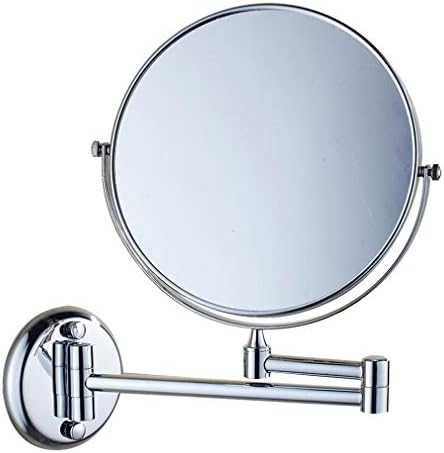 LCARY 3X Magnification Makeup Vanity Mirror Two-Sided Wall-Mounted Vanity Mirror Black
