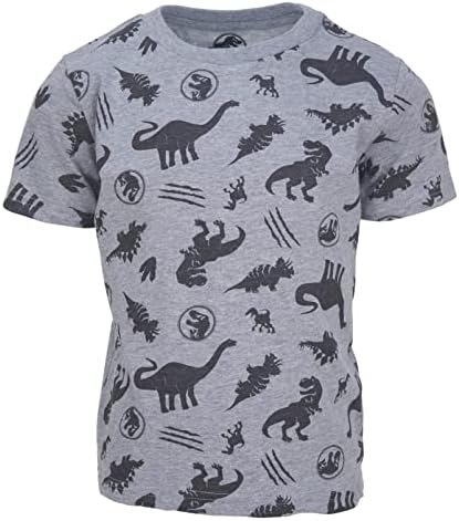 Jurassic Park 3-Piece Toddler to Big Kid Button-Up T-Shirts