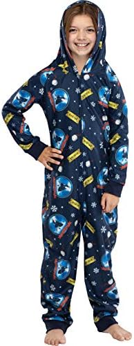 Polar Express Jammies for Kids - Footless Hooded Sleepwear