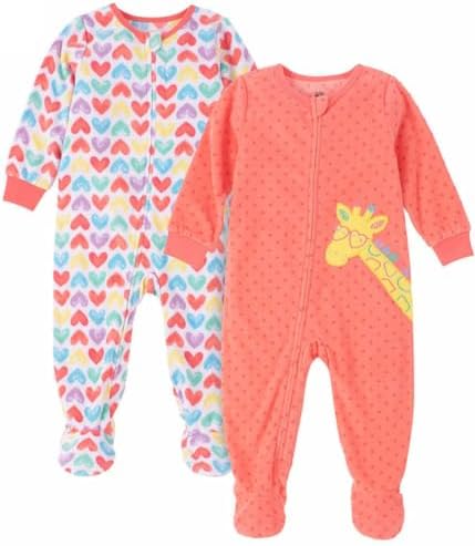 Kids 2-Pack Footed Blanket Sleeper