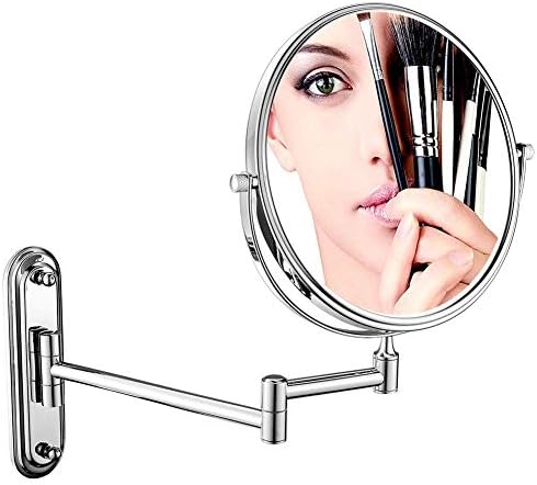 Wall-Mounted Double-Sided Vanity Mirror 6-8 Inch Size