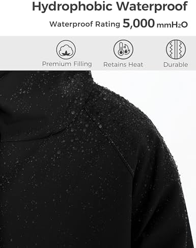 Stay dry keep warm waterproof rain jacket