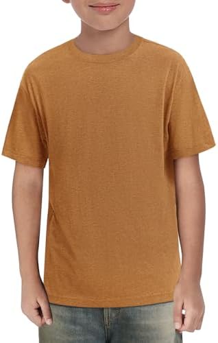 Summer Comfort Boys Short Sleeve T-Shirts for Ages 5-14