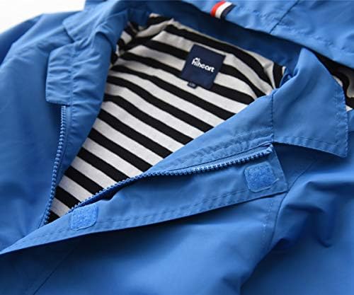 Hiheart Boys Girls Waterproof Hoodie - rain jackets