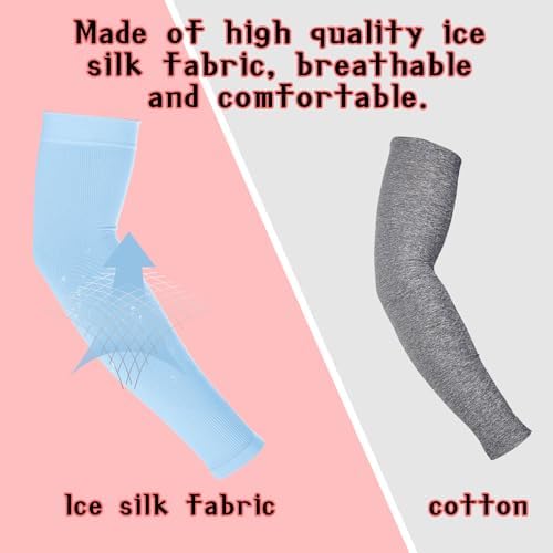 Abeillo 3Pairs Kids Cooling Arm Sleeves
