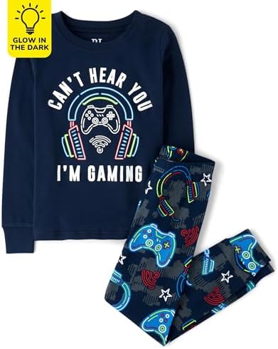 The Childrens Place Boys 100 Cotton Pajama Set
