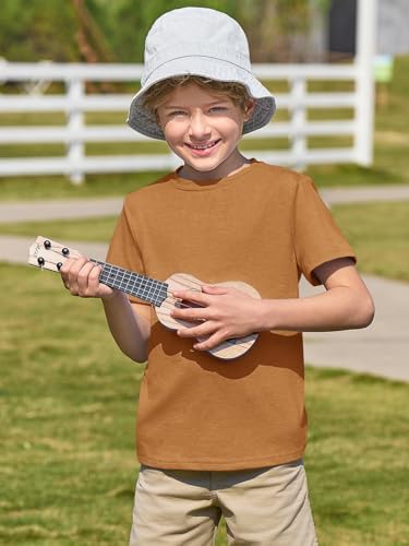 Summer Comfort Boys Short Sleeve T-Shirts for Ages 5-14