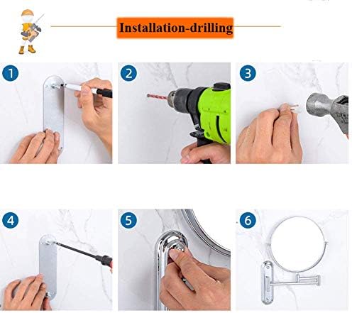 8-Inch Wall-Mounted Vanity Mirror