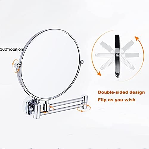 Ultimate Double-Sided Wall-Mounted Magnifying Mirror for Makeup Shaving and More