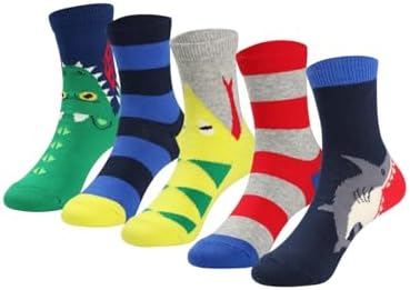 FITS Kids Shark Camo Crew Socks