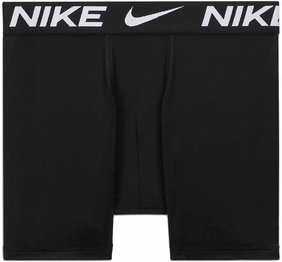 Nike Boys Dri-Fit Boxers 3-Pack Black Dark Gray MD