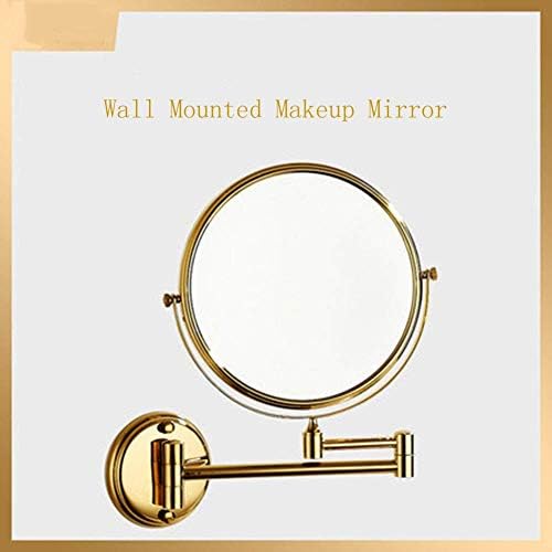 Elegant 8-inch Wall-Mounted Makeup Mirror