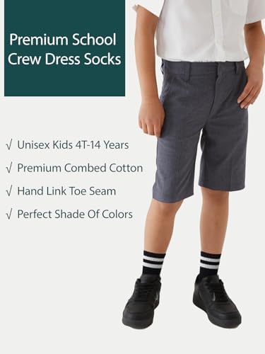 COTTON DAY Soft Cotton Retro Socks for Kids