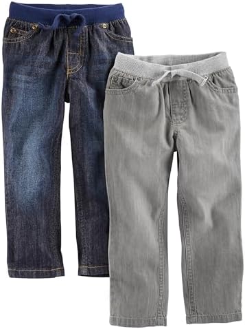 Simple Joys by Carters Toddler Denim Pull-On Pants 2-Pack