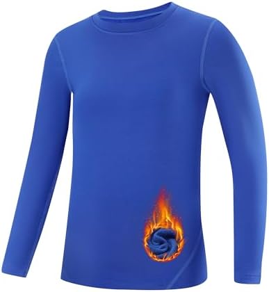 Runhit Youth Boys Compression Thermal Shirt
