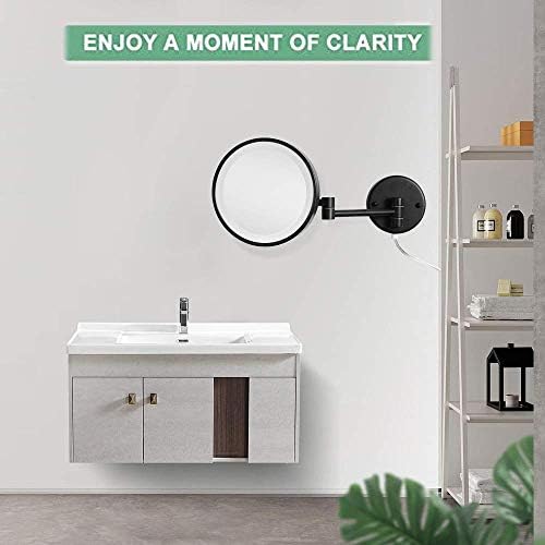 Wall-Mounted Makeup Mirror with LED Lights