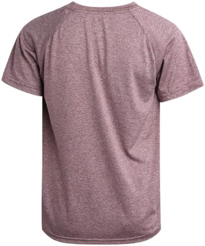 RBX Boys Active Shorts Set - Short Sleeve T-Shirt and Hybrid Tech Shorts for Fitness and Fashion