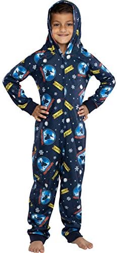Polar Express Jammies for Kids - Footless Hooded Sleepwear