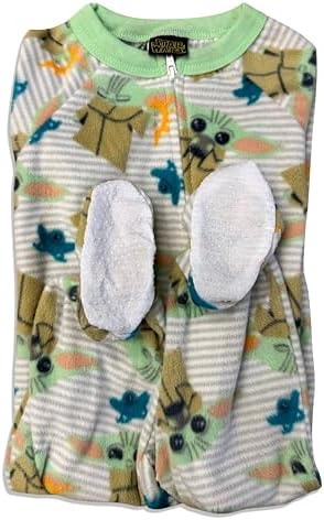 Royal Boys Cozy Fleece non-Slip Zip Front Blanket Sleepers for Toddlers 4T