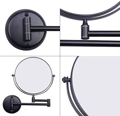 Adjustable Double-Sided Wall-Mounted Makeup Mirror for Shaving Beauty