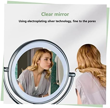 360 Wall-Mounted Makeup Mirror with LED Light