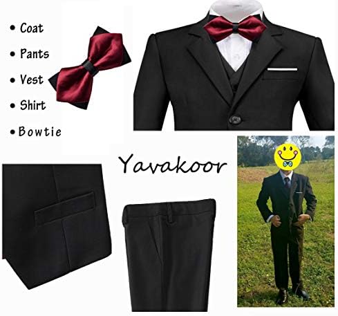 Yavakoor Slim Fit Suits for Boys Toddler Set