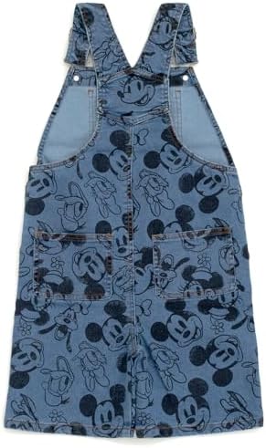 Disney Mickey Mouse Denim Jacket Overalls for Kids Fun Character Design and Comfort for Boys Girls