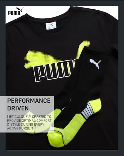 Puma Boys T-Shirt and Crew Socks Set