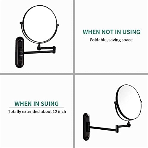 Sturdy Dual-Sided Wall-Mounted Makeup Mirror