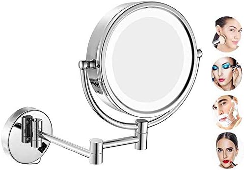 Extendable Vanity-Mounted Makeup Mirror