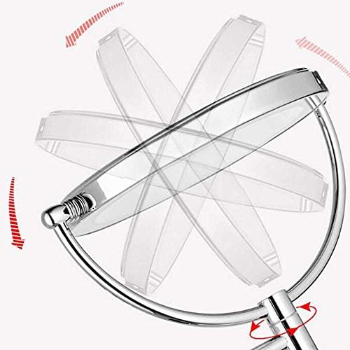 AMHIL Makeup Mirror Wall Mounted 360 Rotating Extendable Round 1
