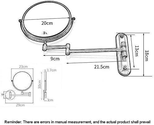 Double-Sided Makeup Mirror Vanity Wall-Mounted