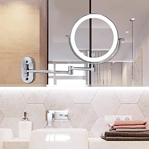 Wall-Mounted Double-Sided Makeup Mirror