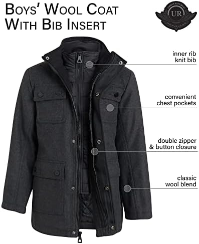 Warm Boys Wool Jacket City