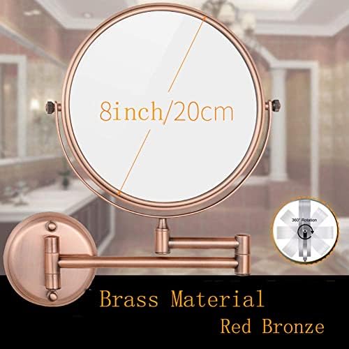 8-inch Wall-Mounted Makeup Mirror Double-Sided for Beauty Comfort