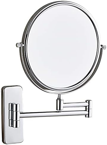 NOVOCE Double-Sided Makeup Mirror 7X Magnification Chrome 8 inch