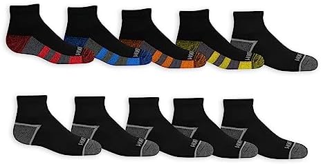 Fruit of the Loom Boys Everyday Active Sports Ankle Socks 10 Pack