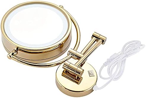 DEIHGE Makeup Mirror Wall Mounted with Led Lights