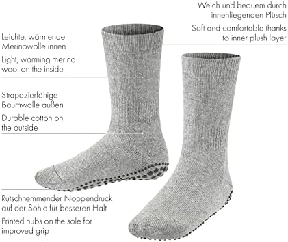 Falke Boys slipper socks 7-9 Black SoftFeel
