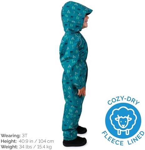 Waterproof Fleece-Lined Snowsuit for Kids