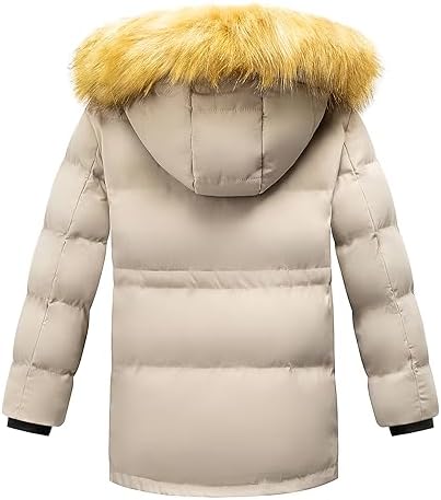Wulful Boys Winter Coat Waterproof Fleece Lined Parka Jacket