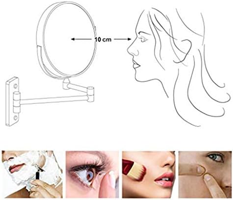 DEIHGE LED Cosmetic Mirror with 3x Magnification