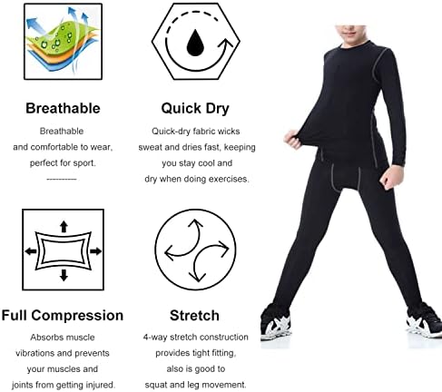 boys soccer compression t-shirt