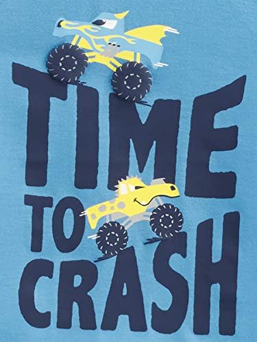 Simple Joys by Carters 4-Piece Pajama Set for Boys Cozy Perfect for Cooling Warm