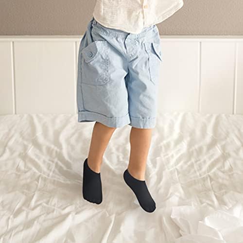 JOCMIC 10 Pairs No Show Socks for Kids Boys Toddler 8-10 Years
