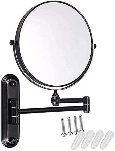 Sturdy Dual-Sided Wall-Mounted Makeup Mirror