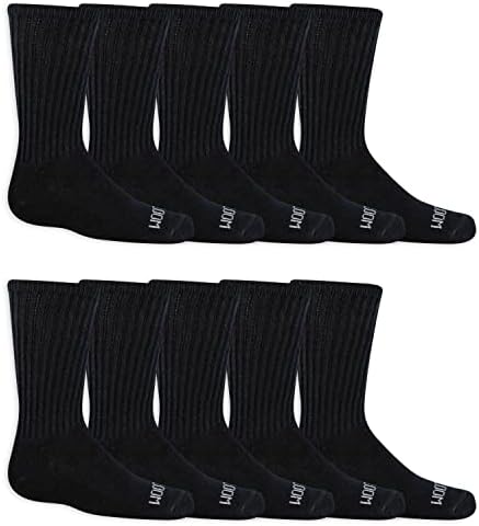 Premium Dual Defense Crew Socks for Boys 10 Pairs